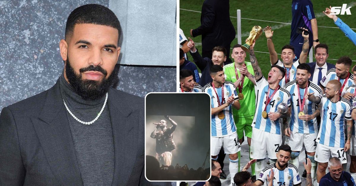 Drake was singing Lionel Messi