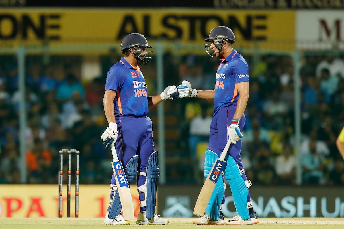 Rohit Sharma made a quickfire 30 but holed out tamely in the deep