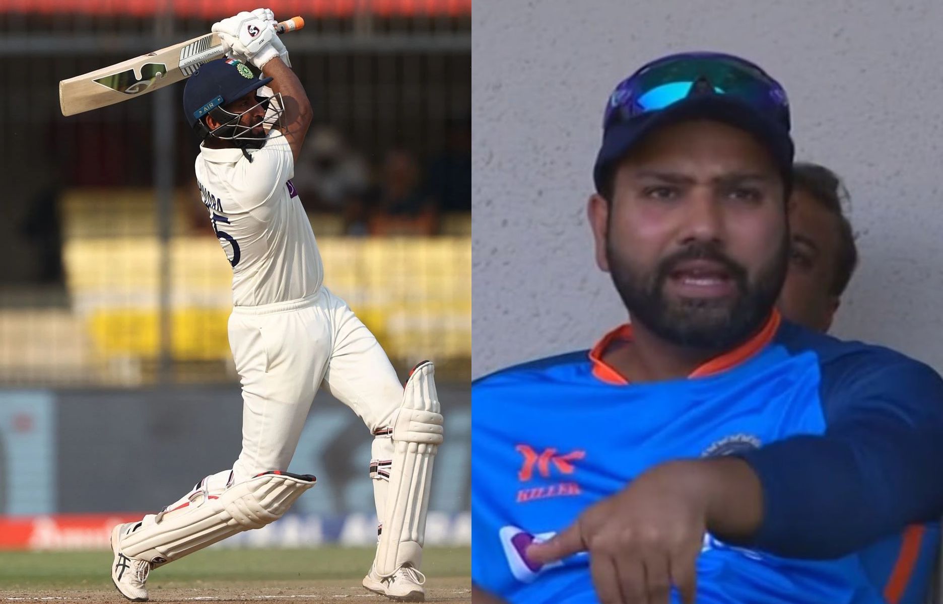 Cheteshwar Pujara, Rohit Sharma