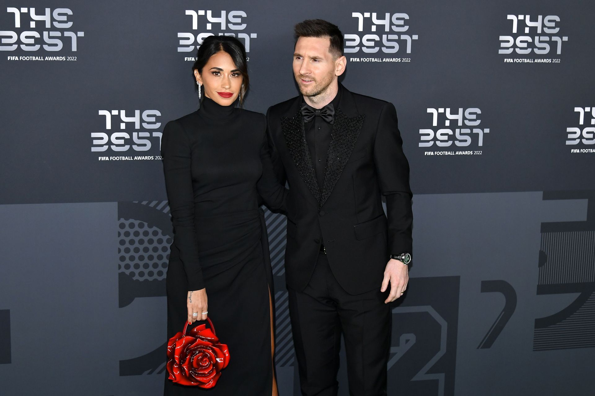 Lionel Messi (right) recently won The Best FIFA Men&rsquo;s Player Award for 2022.