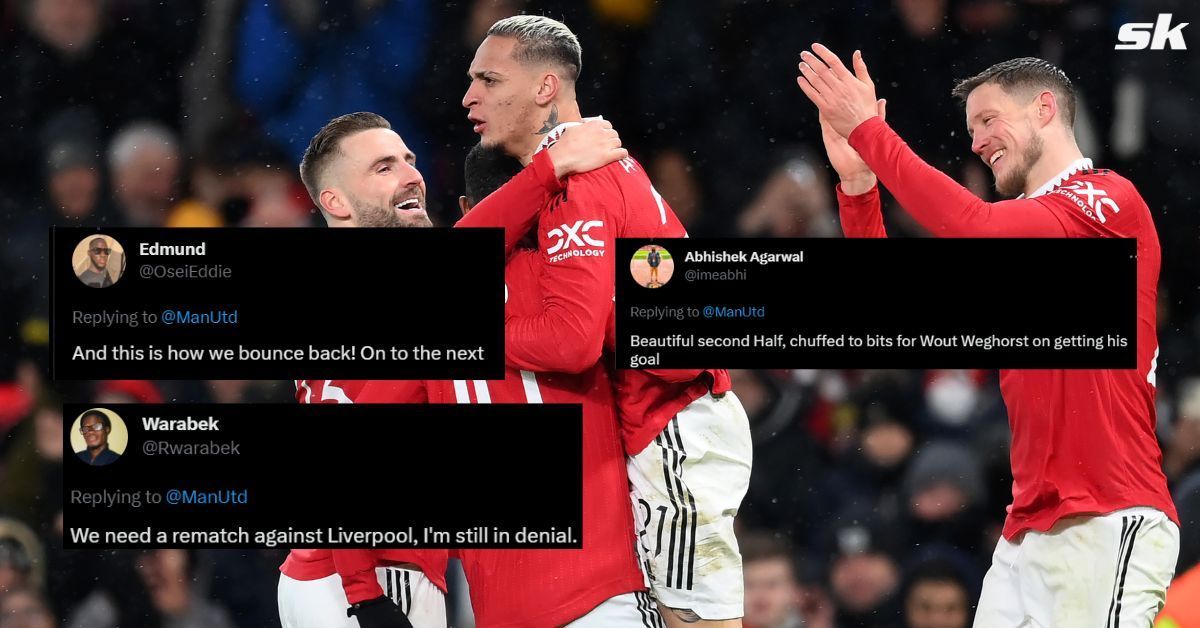 Manchester United react in the best way possible with convincing win.