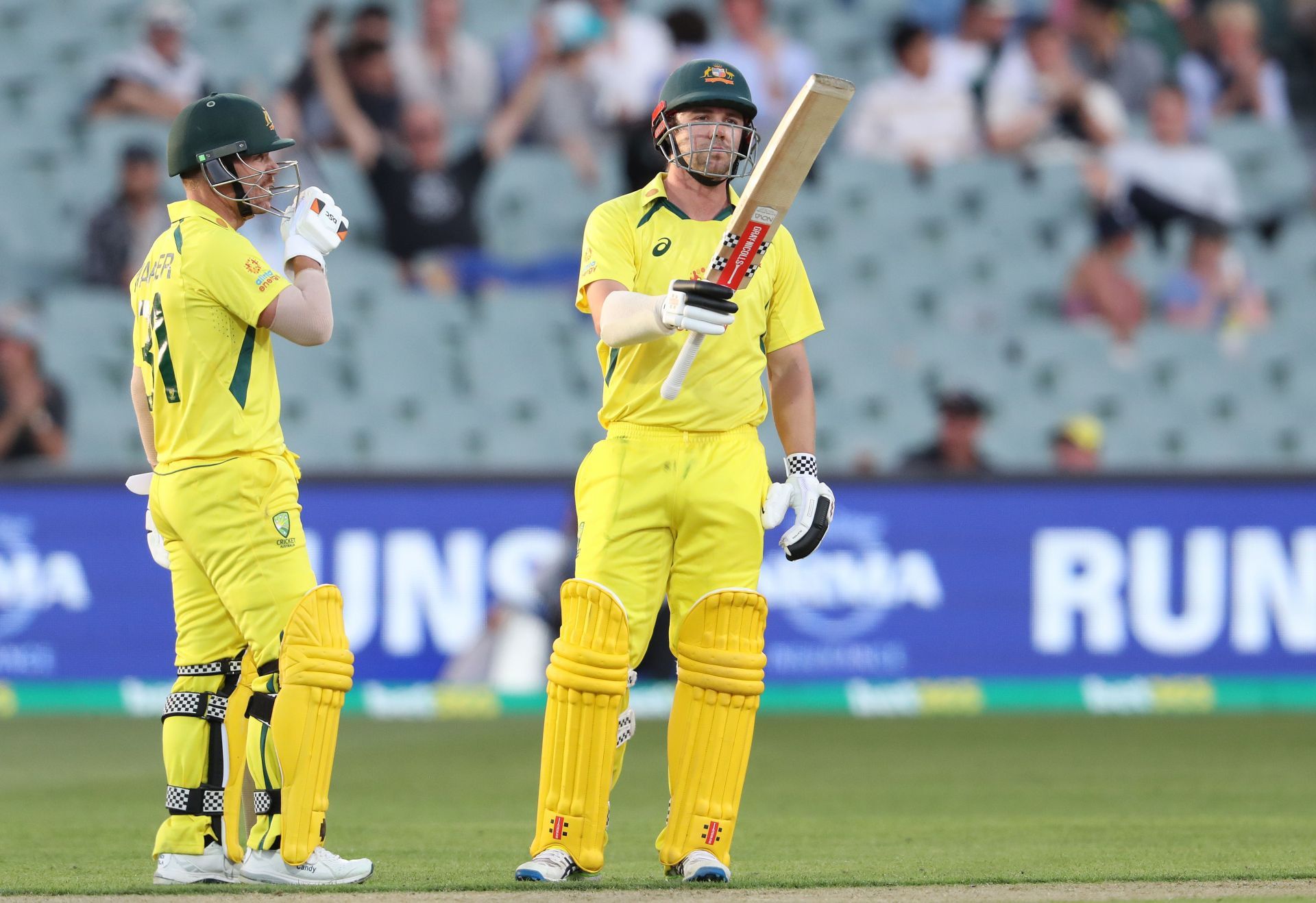 David Warner and Travis Head. (Credits: Getty)