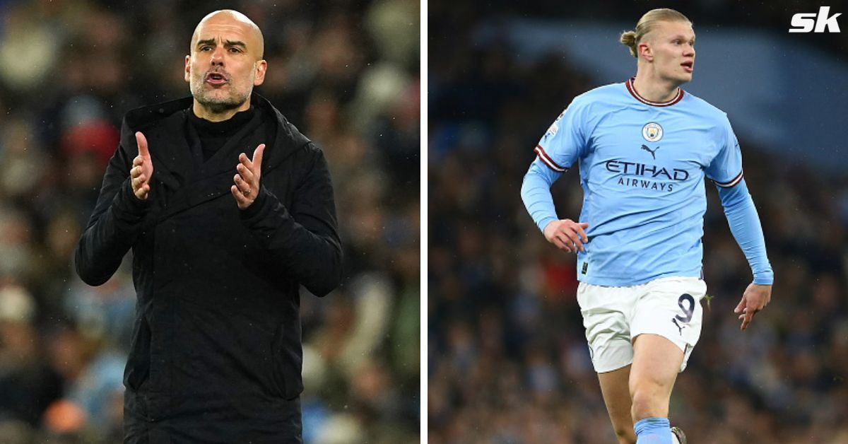 Pep Guardiola on substituting Erling Haaland in Manchester City