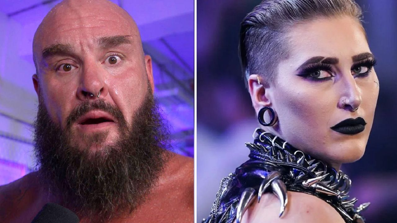 Braun Strowman (left); Rhea Ripley (right)