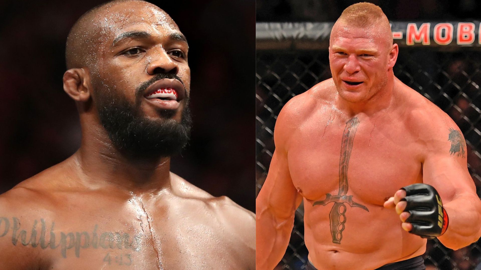 Comparing Jon Jones and Brock Lesnar