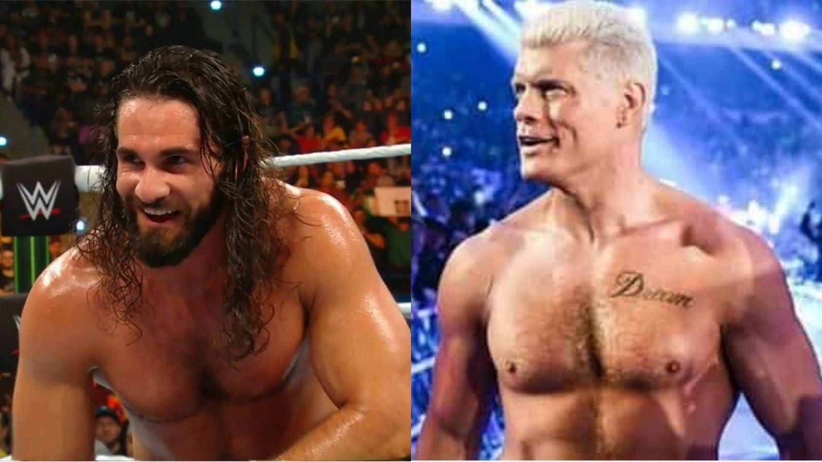 Seth Rollins (left) and Cody Rhodes (right)