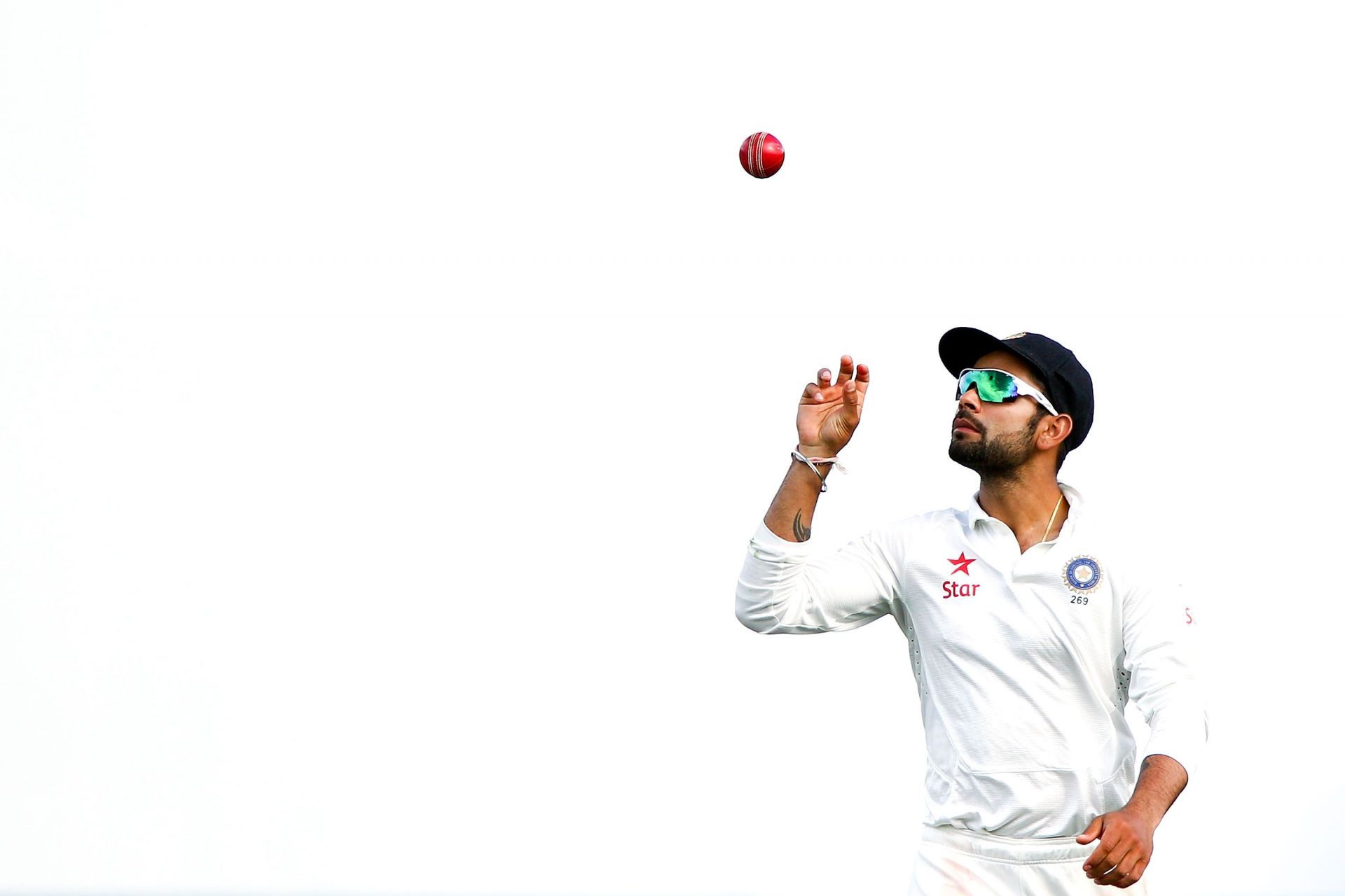 Virat Kohli&rsquo;s drop of Brendon McCullum in the 2014 Wellington Test proved extremely costly. Pic: Getty Images