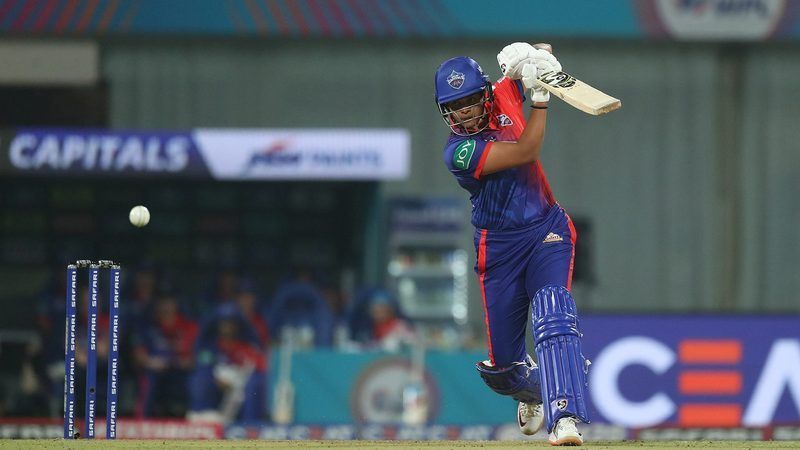 Shafali Verma showed no mercy to the GG bowlers (Image Courtesy: WPLT20.com)
