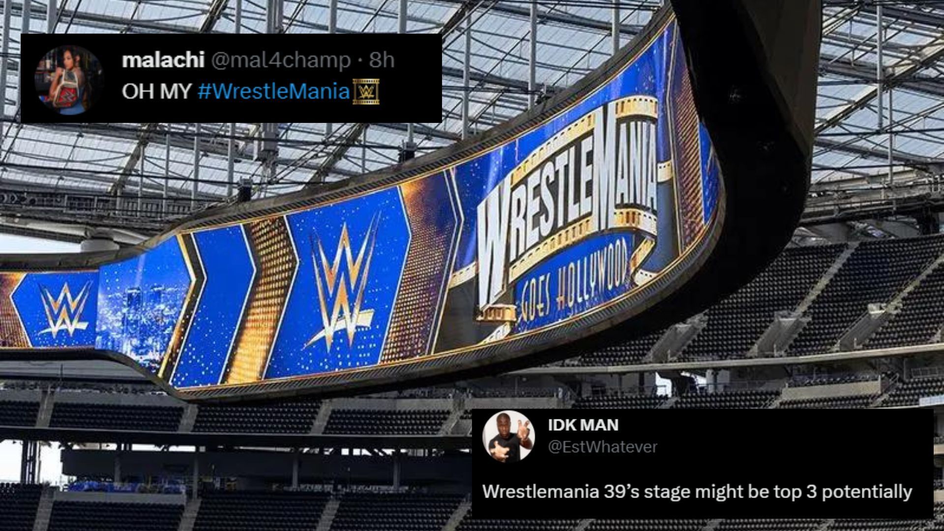 Fans express their opinions for the construction of WrestleMania 39 stage