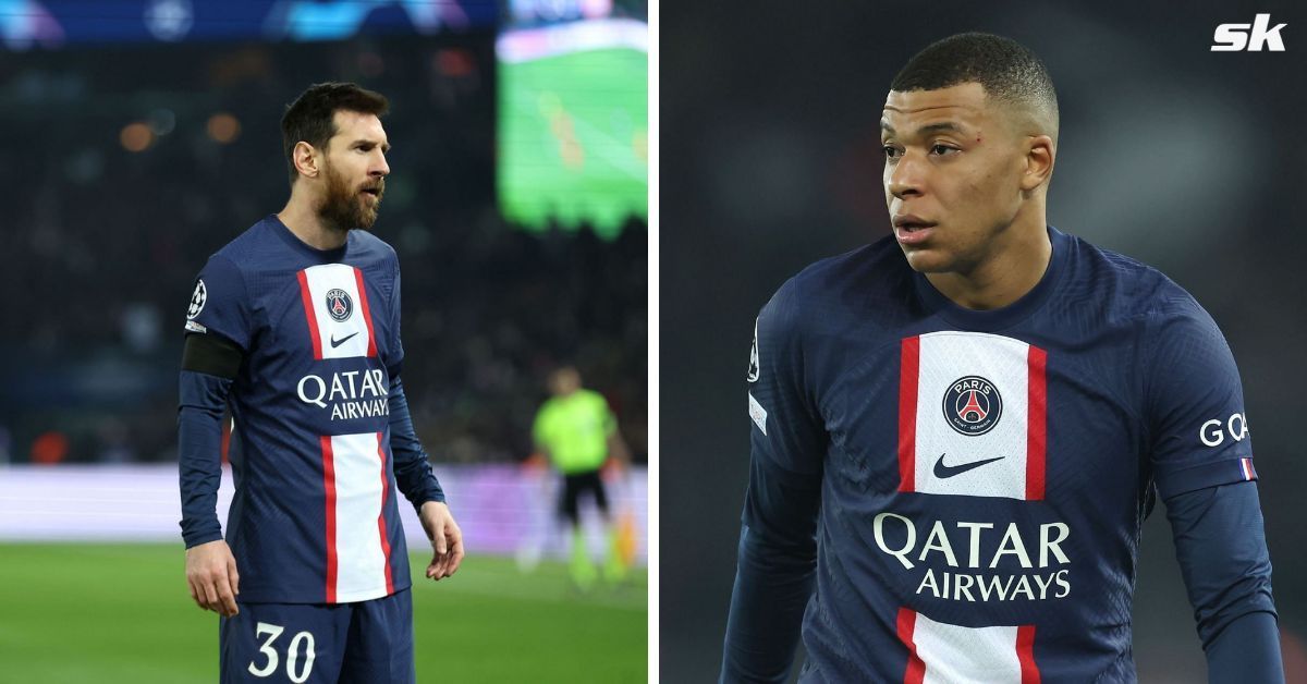 Lionel Messi and Kylian Mbappe 