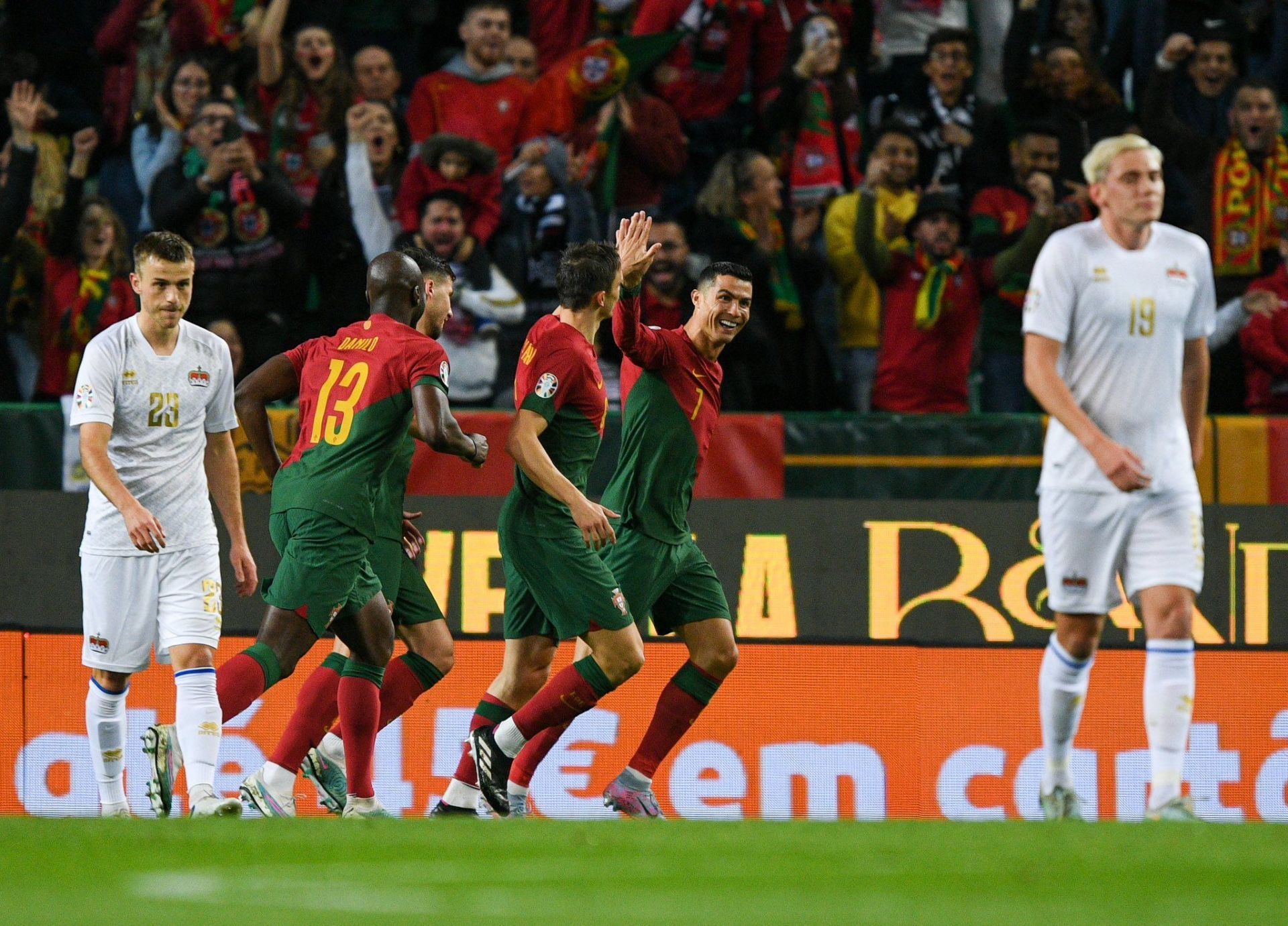Portugal found the back of the net thrice in the second half