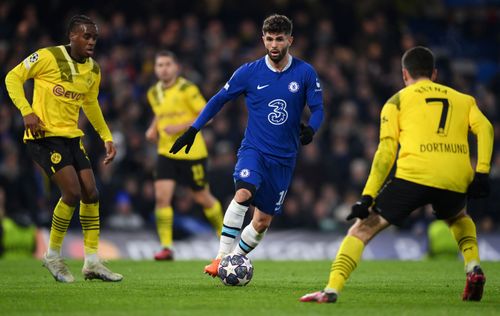 The Red Devils are back in for Pulisic.