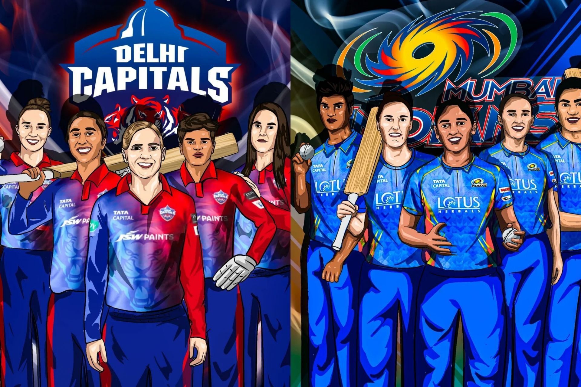 Mumbai Indians will play Delhi Capitals on Thursday [Pic Credit: Sportskeeda]