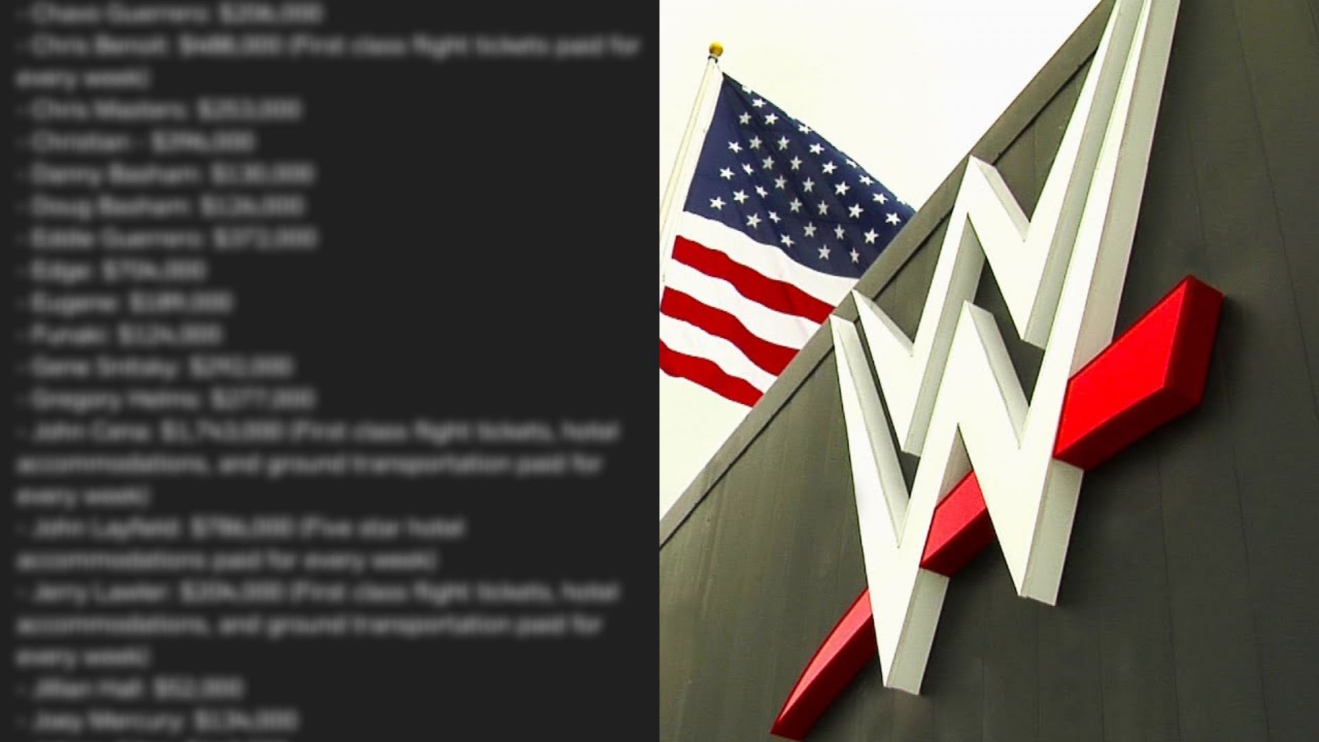 A leaked alleged WWE salary list circulated on social media in the past few days