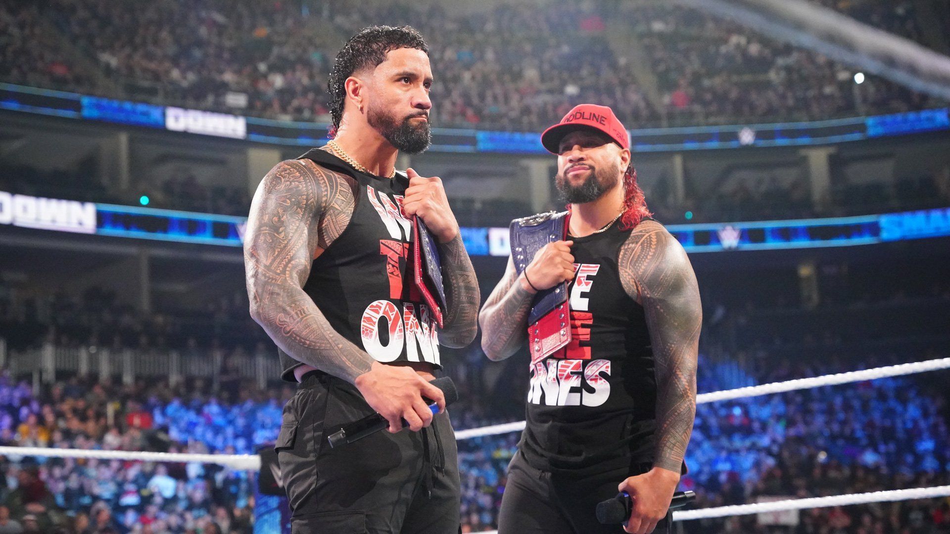 The Usos on SmackDown