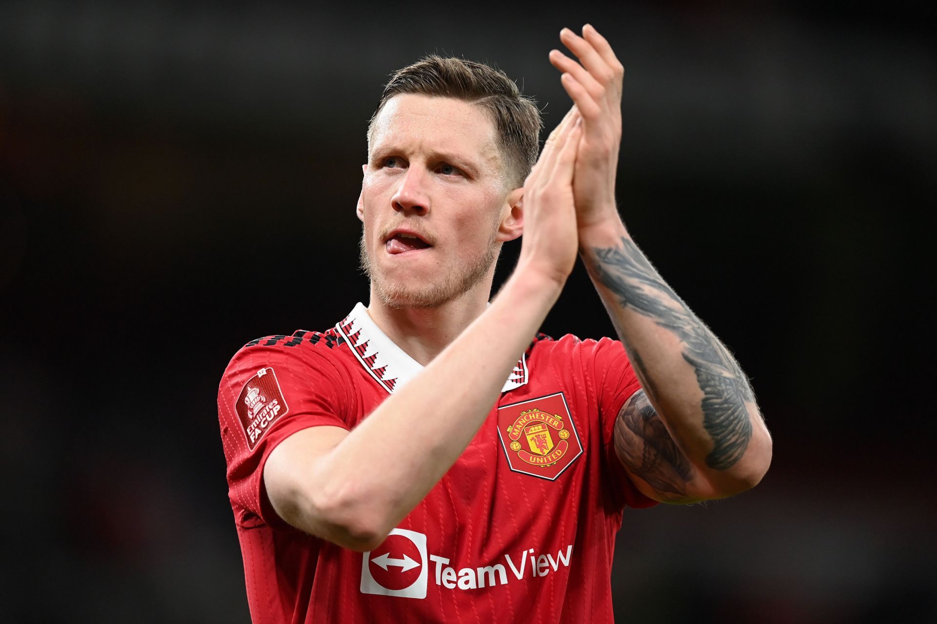 Wout Weghorst has struggled in front of goal at Old Trafford.