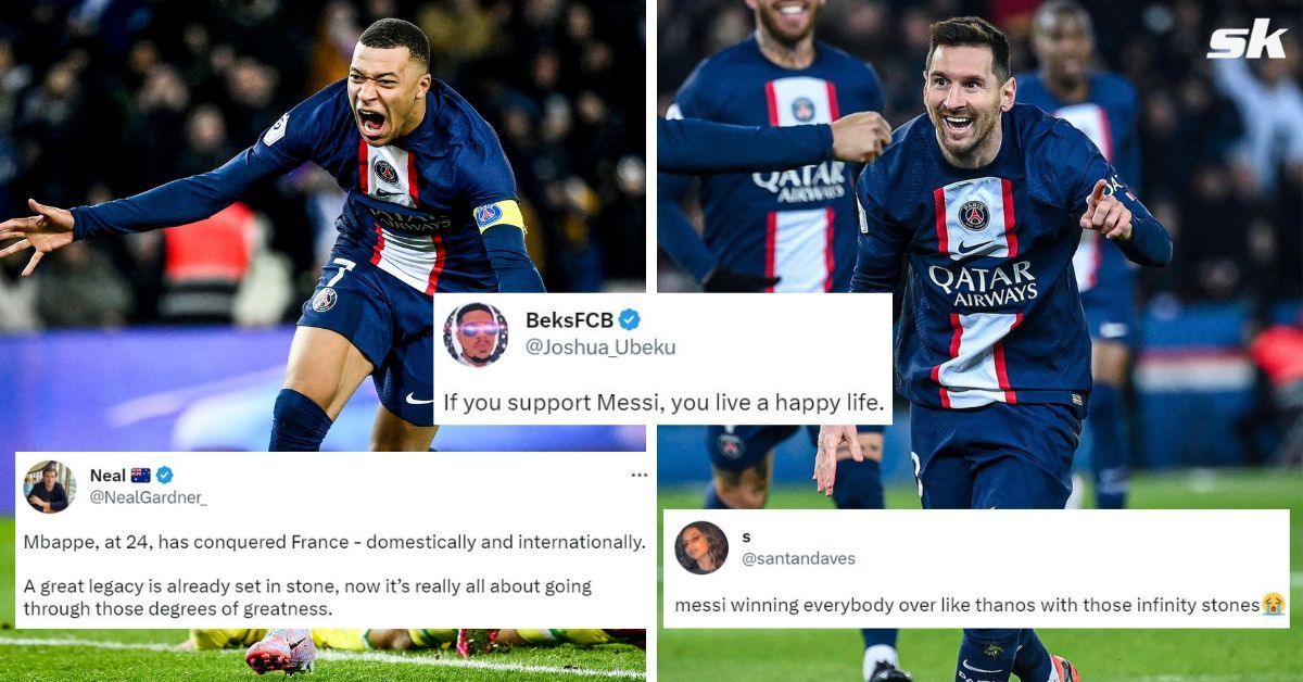 Twitter explodes as Lionel Messi and Kylian Mbappe guide PSG to 4-2 win over Nantes