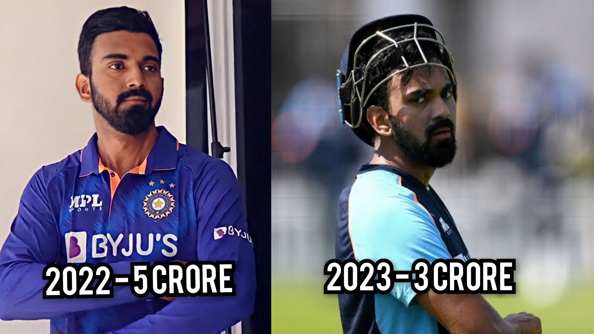 KL Rahul has received a demotion in BCCI