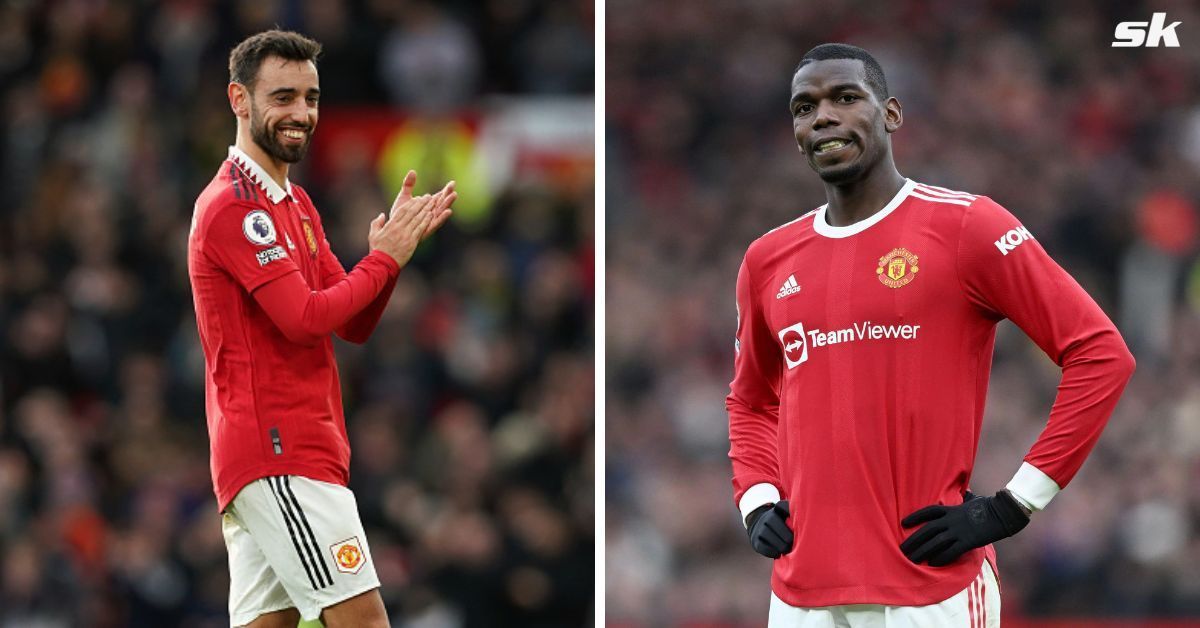 Bruno Fernandes had a message for former Manchester United teammate Paul Pogba