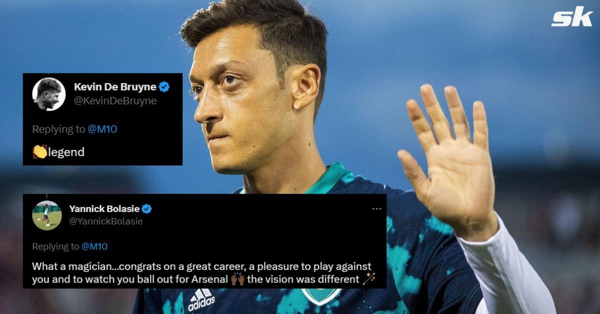 Wishes have flooded in for Mesut Ozil following his retirement.