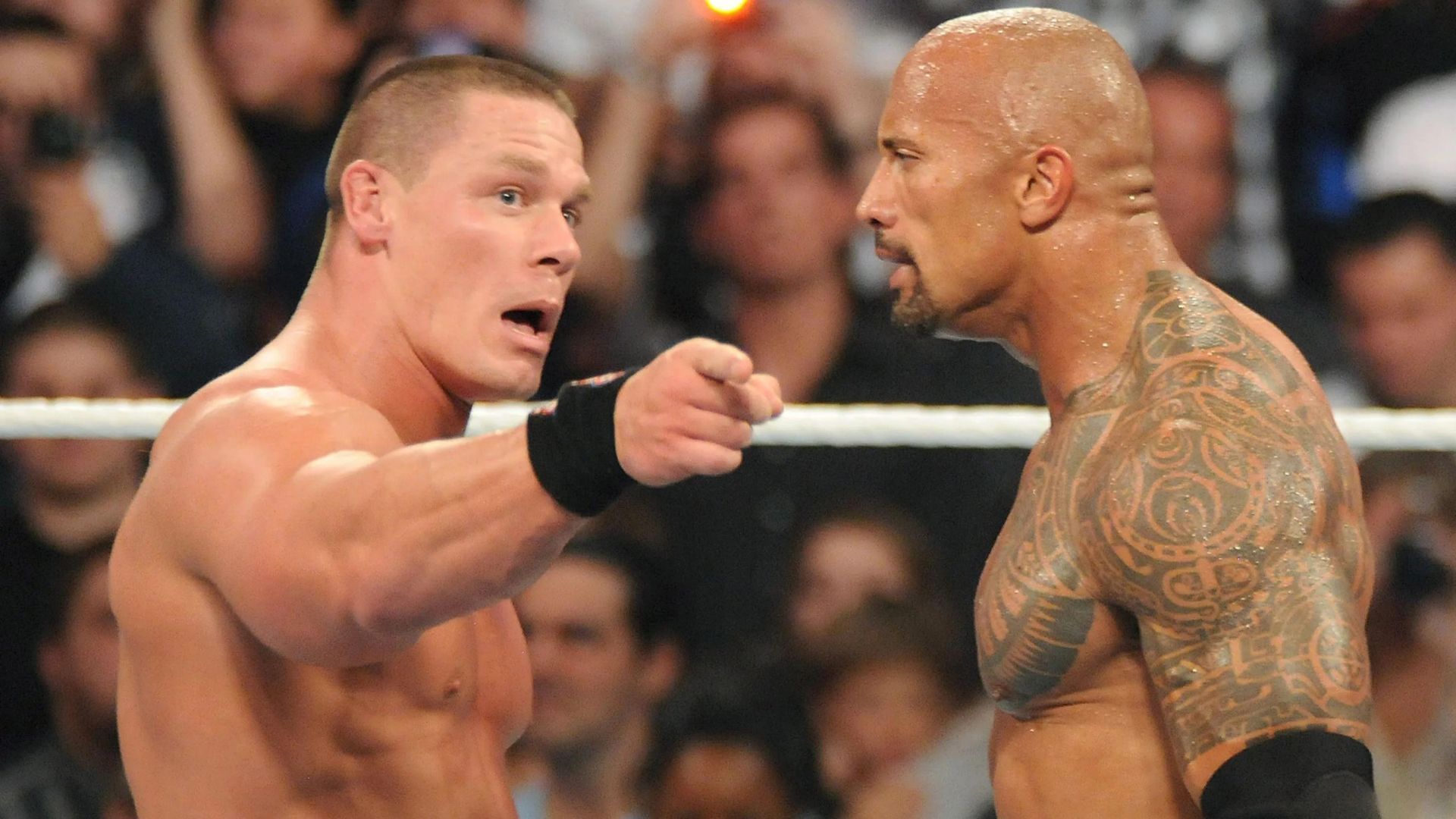 The Rock and John Cena