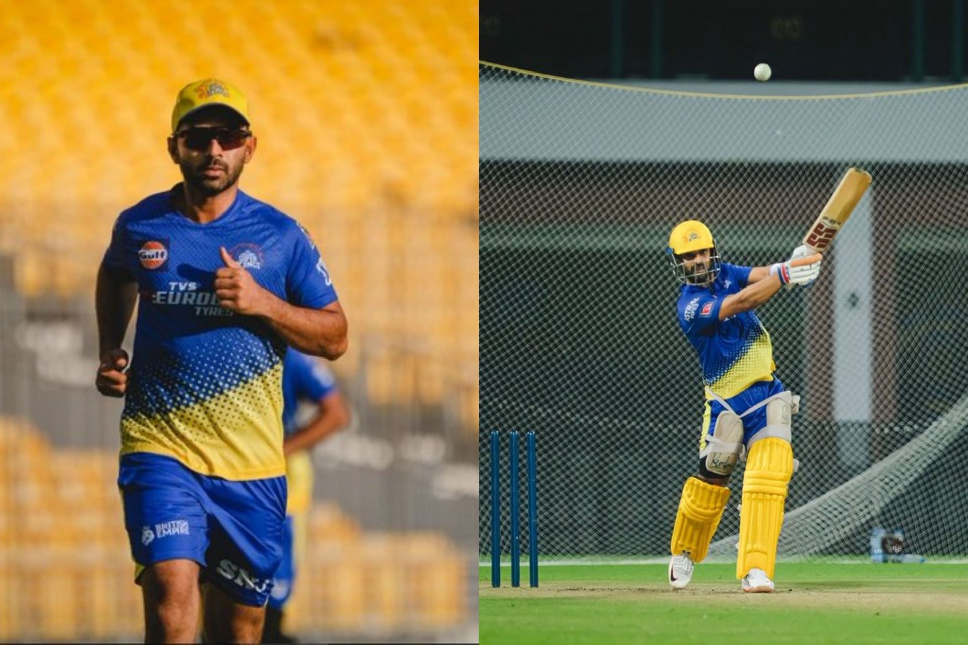 Ajinkya Rahane in CSK camp (PC: CSK Instagram)