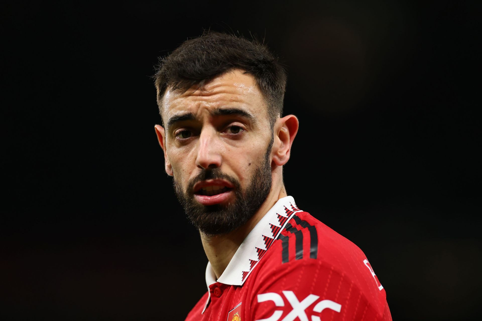Bruno Fernandes was not in his element this weekend.