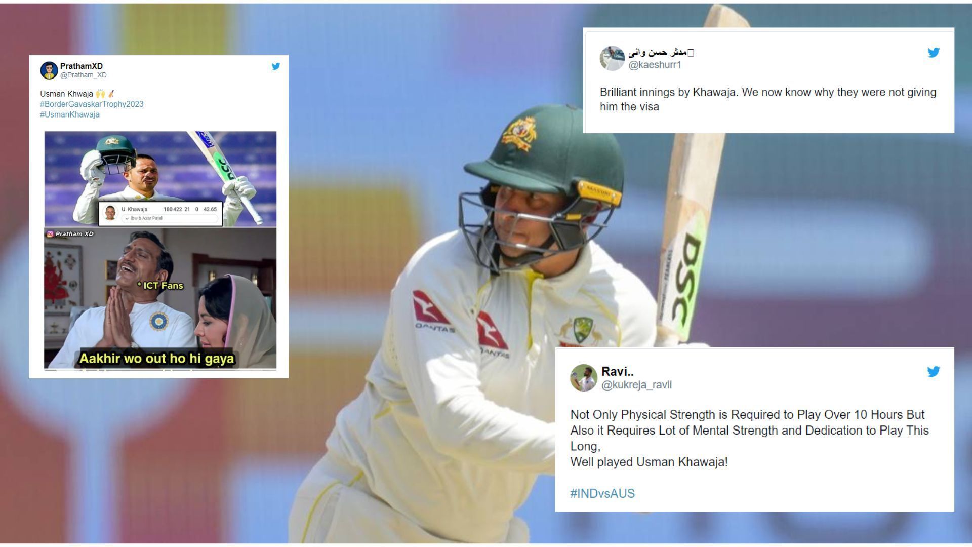 &quot;We now know why they were not giving him the visa&quot; - Twitterati lauds Usman Khawaja