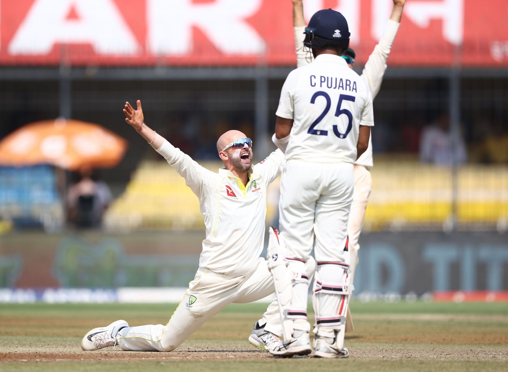 Nathan Lyon's returns in Indore ensured that the Aussies did not have to chase a huge total