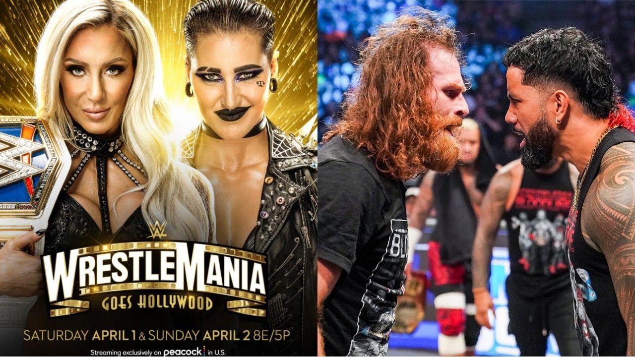 WrestleMania 39 Day 1 के मेन इवेंट में शार्लेट फ्लेयर vs रिया रिप्ली मैच हो सकता है 