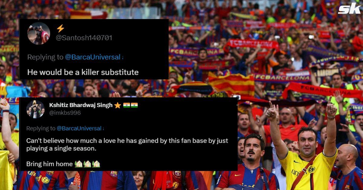 Barcelona fans won