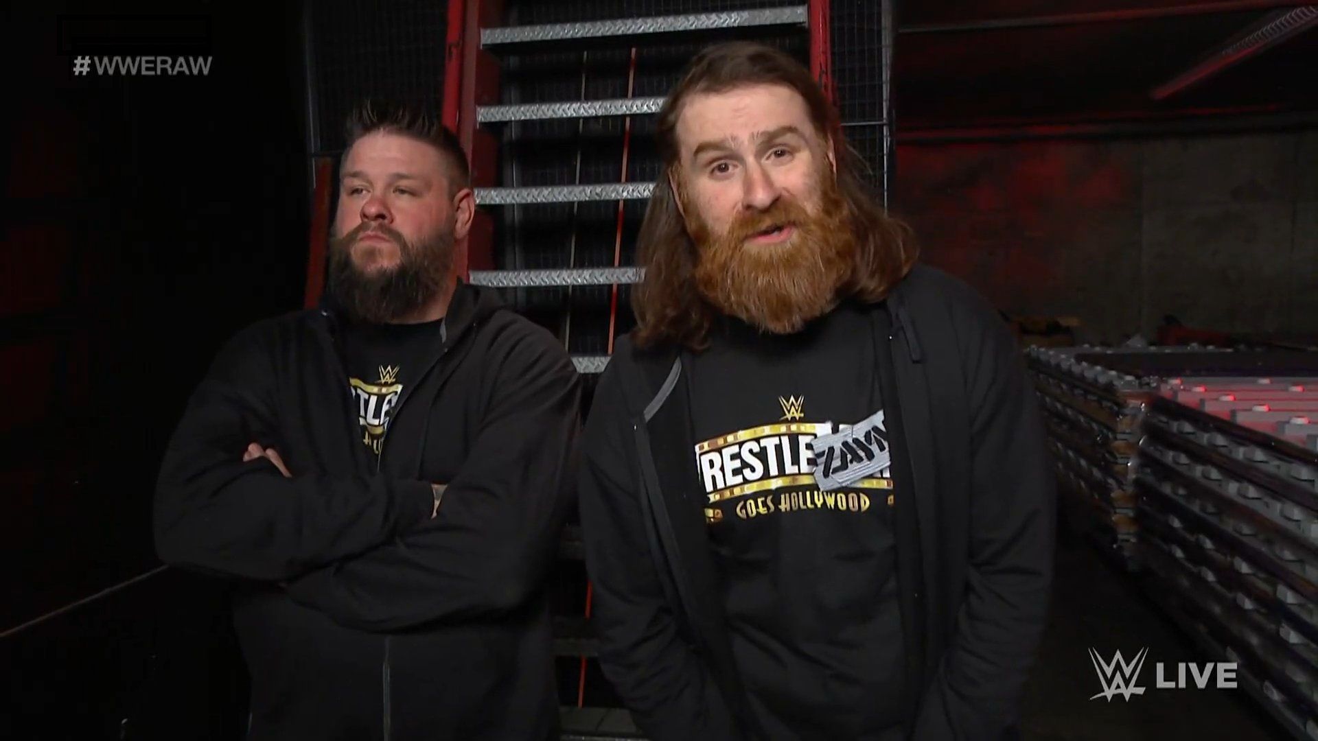 Kevin Owens and Sami Zayn did a backstage promo on WWE RAW