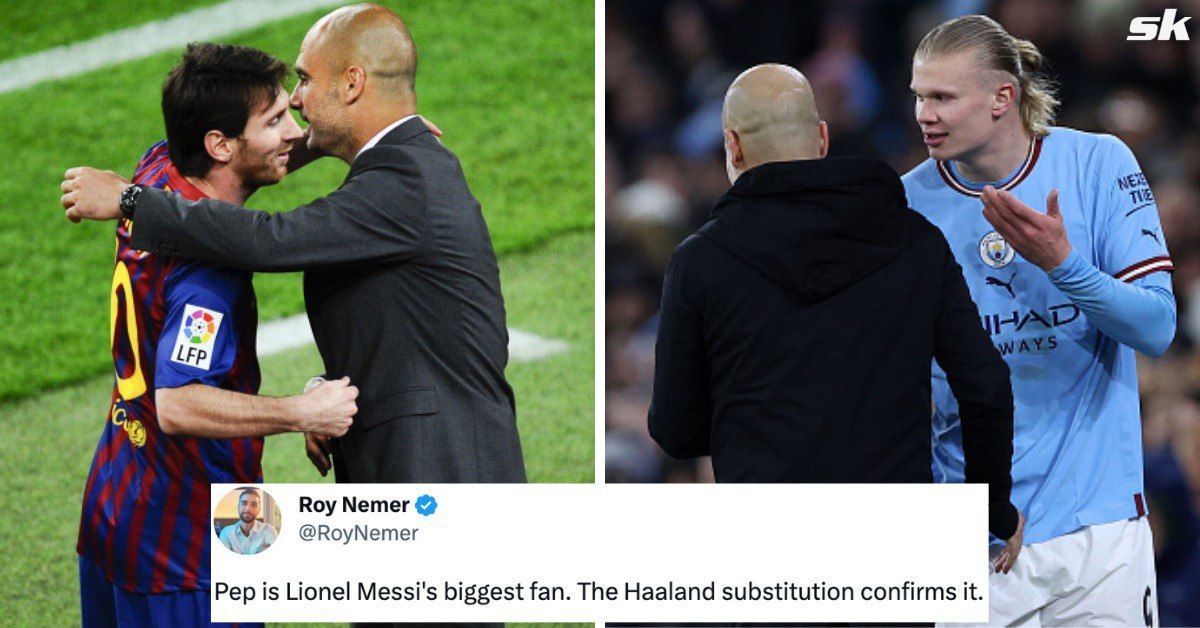 Twitter accuses Guardiola of protecting Messi