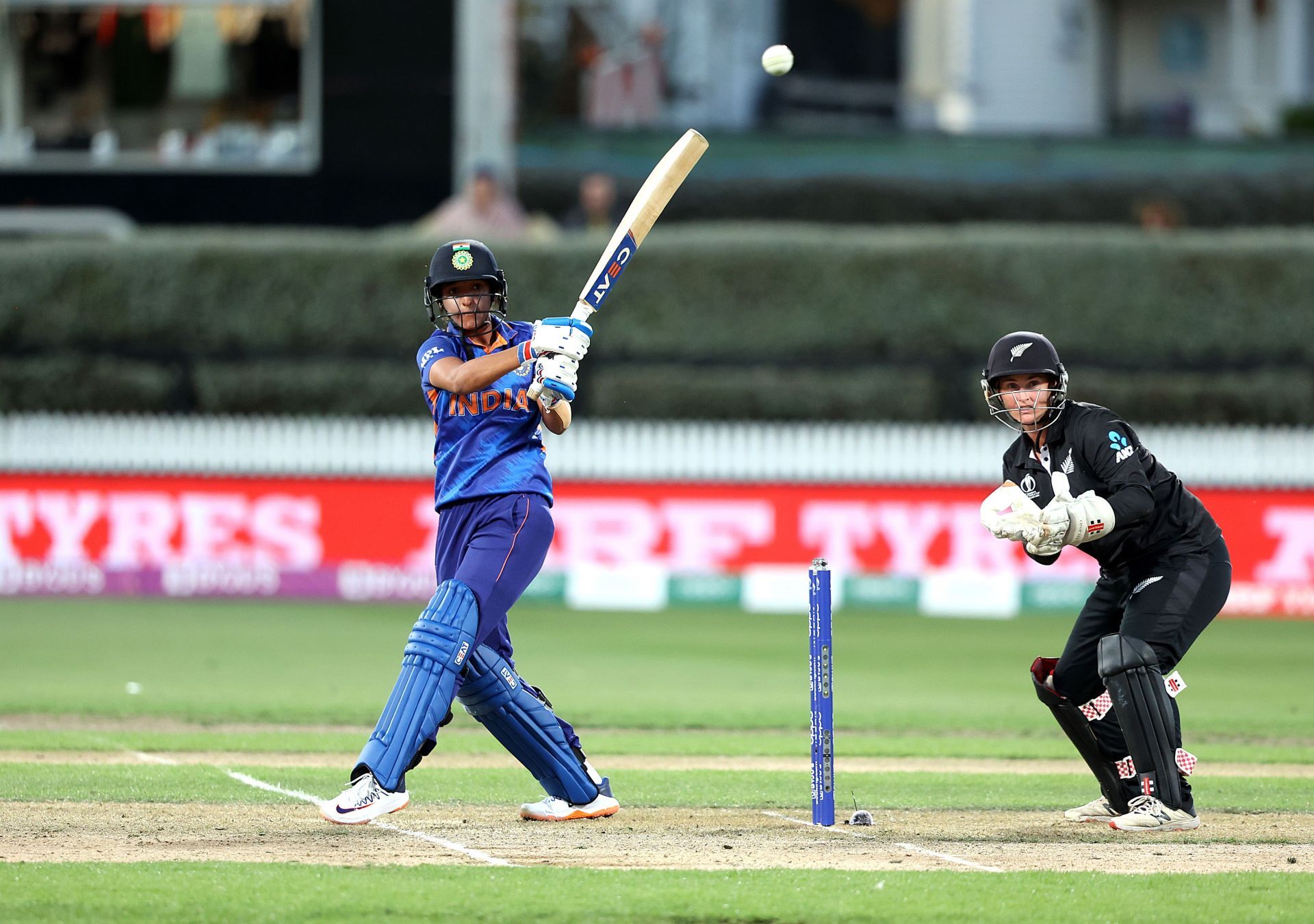 Harmanpreet Kaur has hundred in the T20 World Cup. Pic: Getty Images