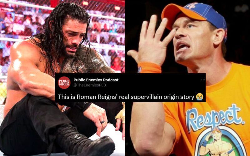 WWE fans go wild as video resurfaces of John Cena killing Roman Reigns on mic