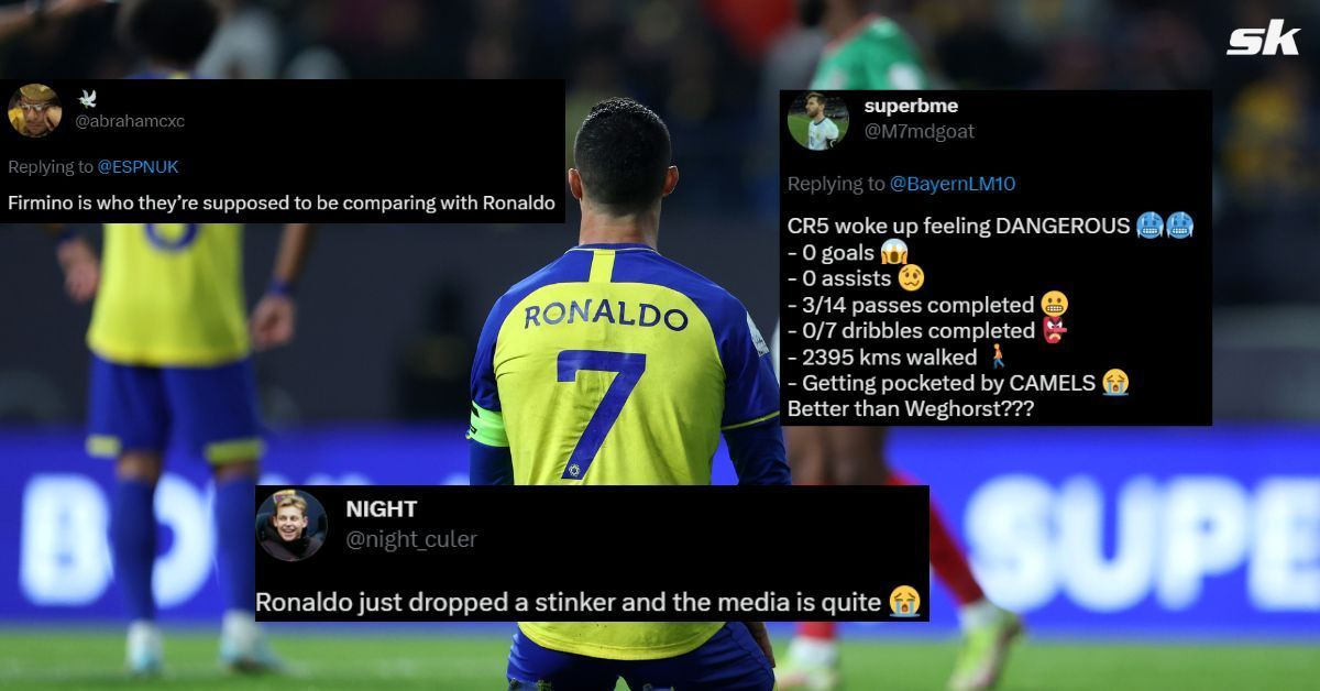 Al-Nassr superstar Cristiano Ronaldo had a stinker