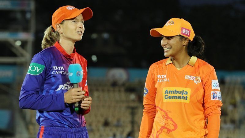 Delhi Capitals lost against the Gujarat Giants yesterday (Image: WPLT20.com)