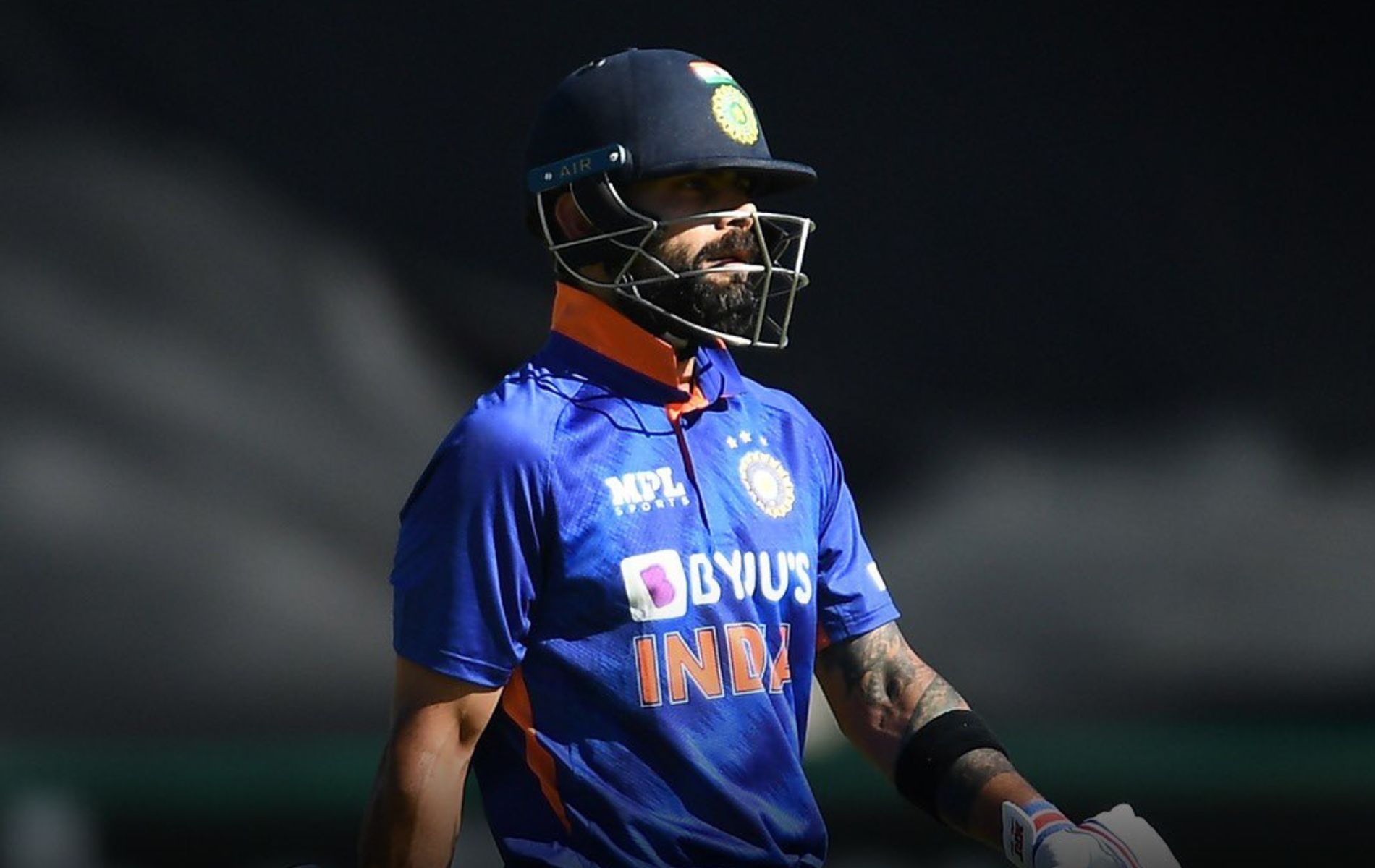 Virat Kohli was dismissed cheaply in 1st IND vs AUS ODI. (Pic: Twitter)