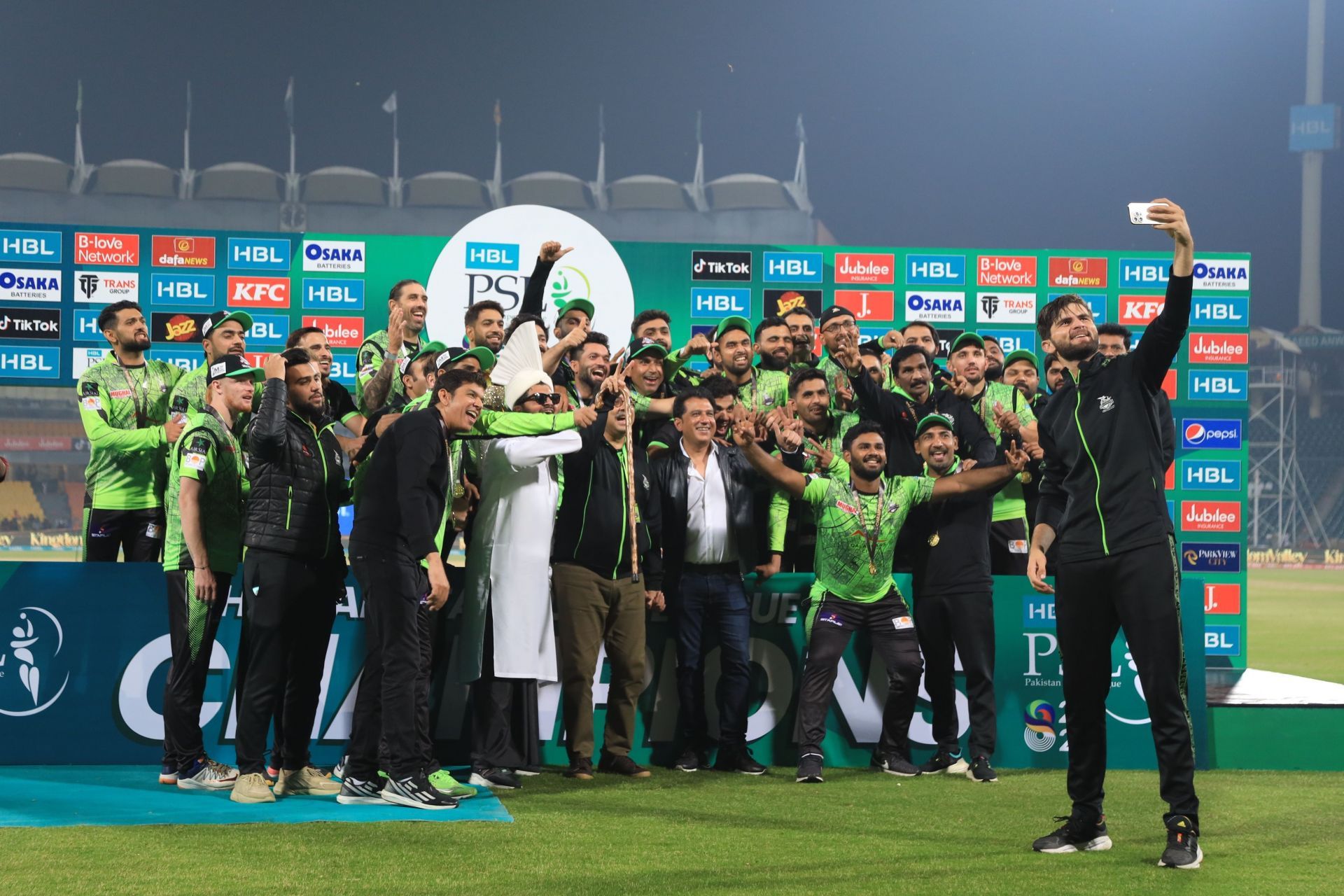 Shaheen Shah Afridi led his team to the title [PSL on Twitter]