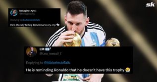 "Telling Benzema to cry", "Killing haters" - Fans react to PSG superstar Lionel Messi's cryptic social media post after FIFA The Best award win