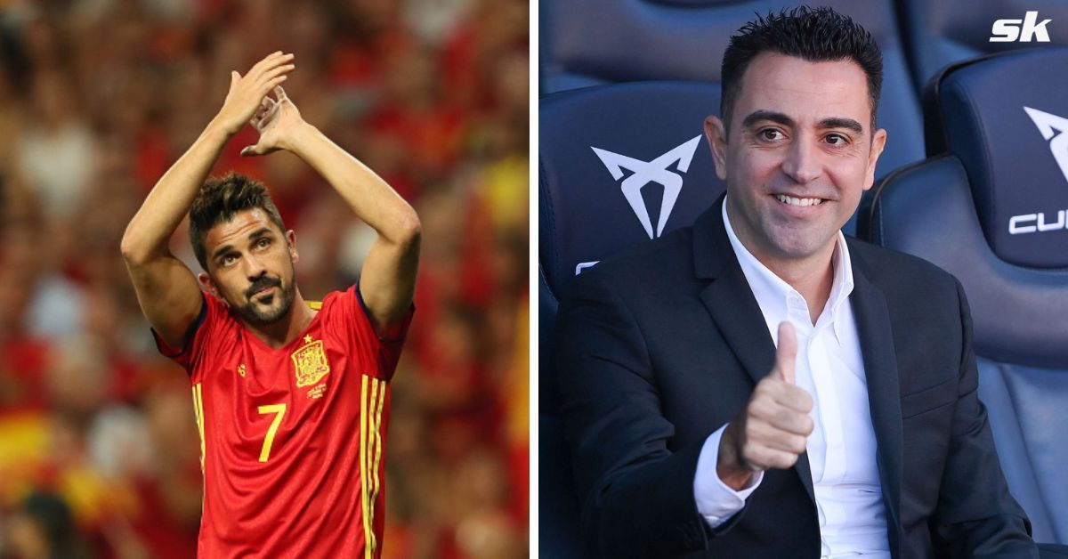 David Villa heaped praise on Barcelona manager Xavi