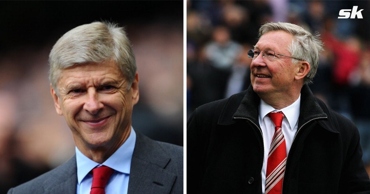 Sir Alex Ferguson and Arsene Wenger react to their Hall of Fame inductions.