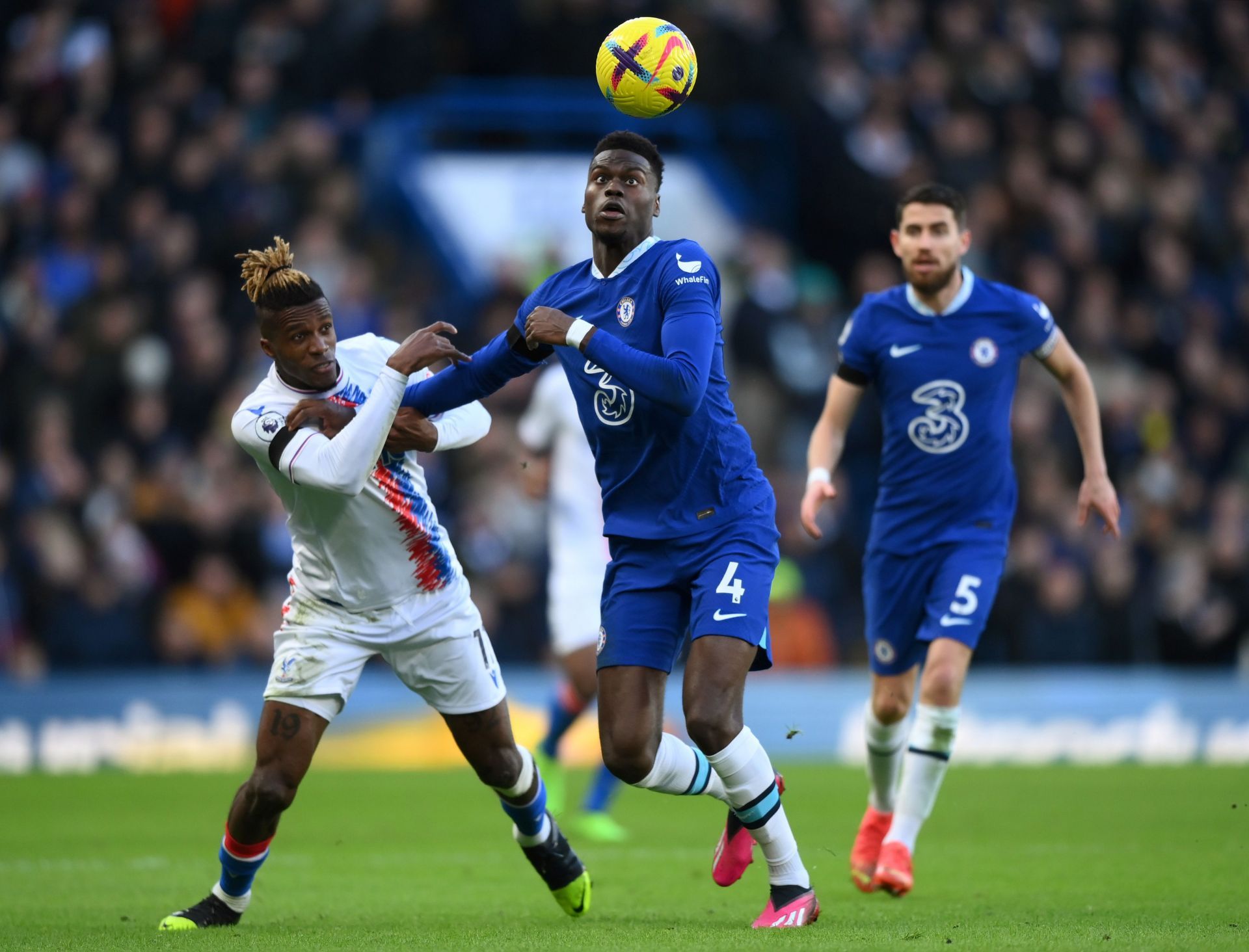 Badiashile (right) was wanted by Liverpool.