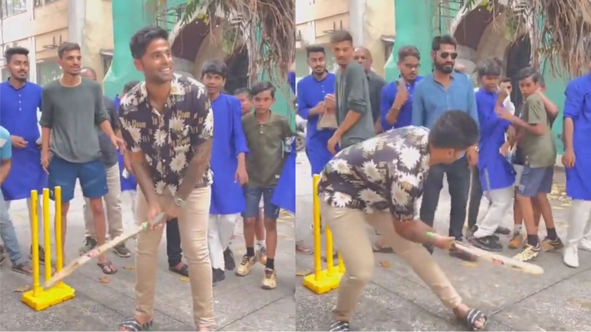 Suryakumar Yadav played gully cricket in Mumbai (Image Courtesy: Instagram)