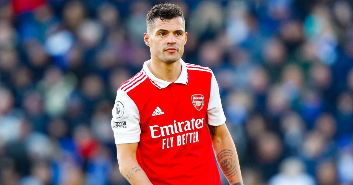 Granit Xhaka claims Arsenal players are not discussing winning the title.