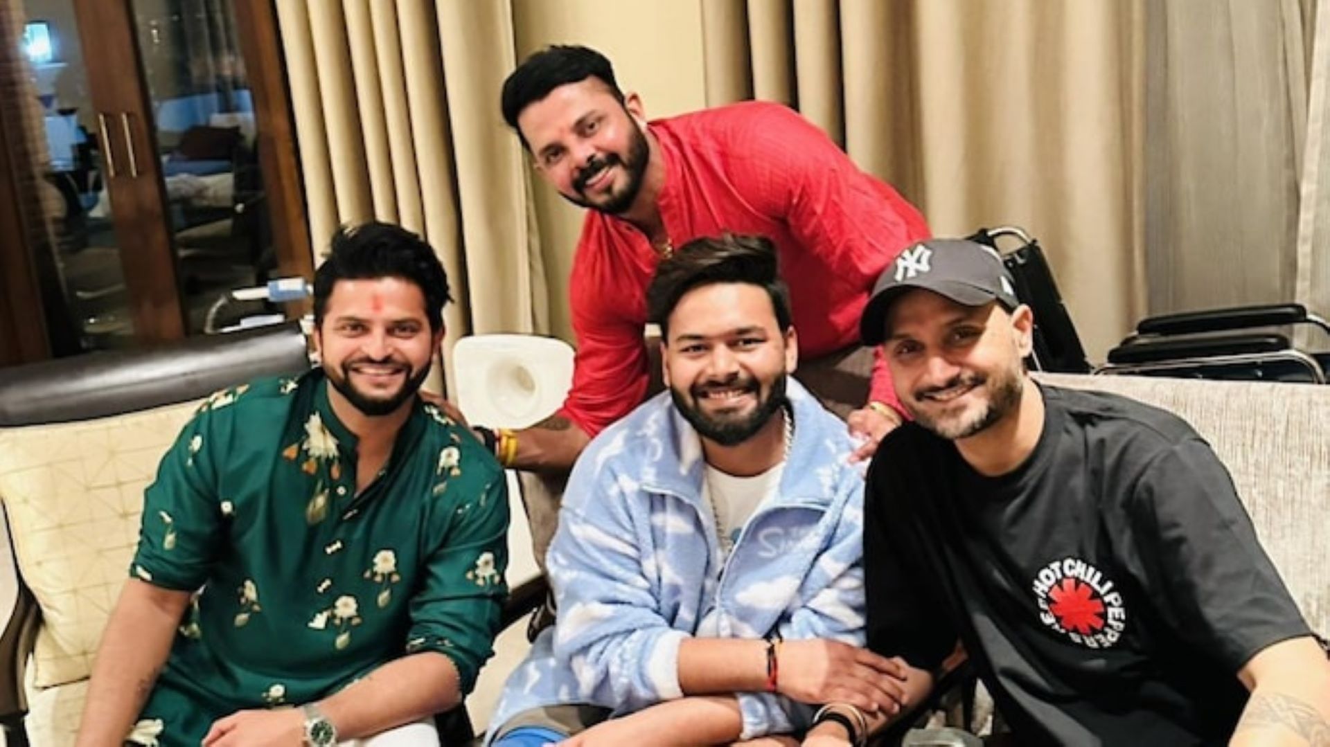 Rishabh Pant is all smiles as he recovers from his injury