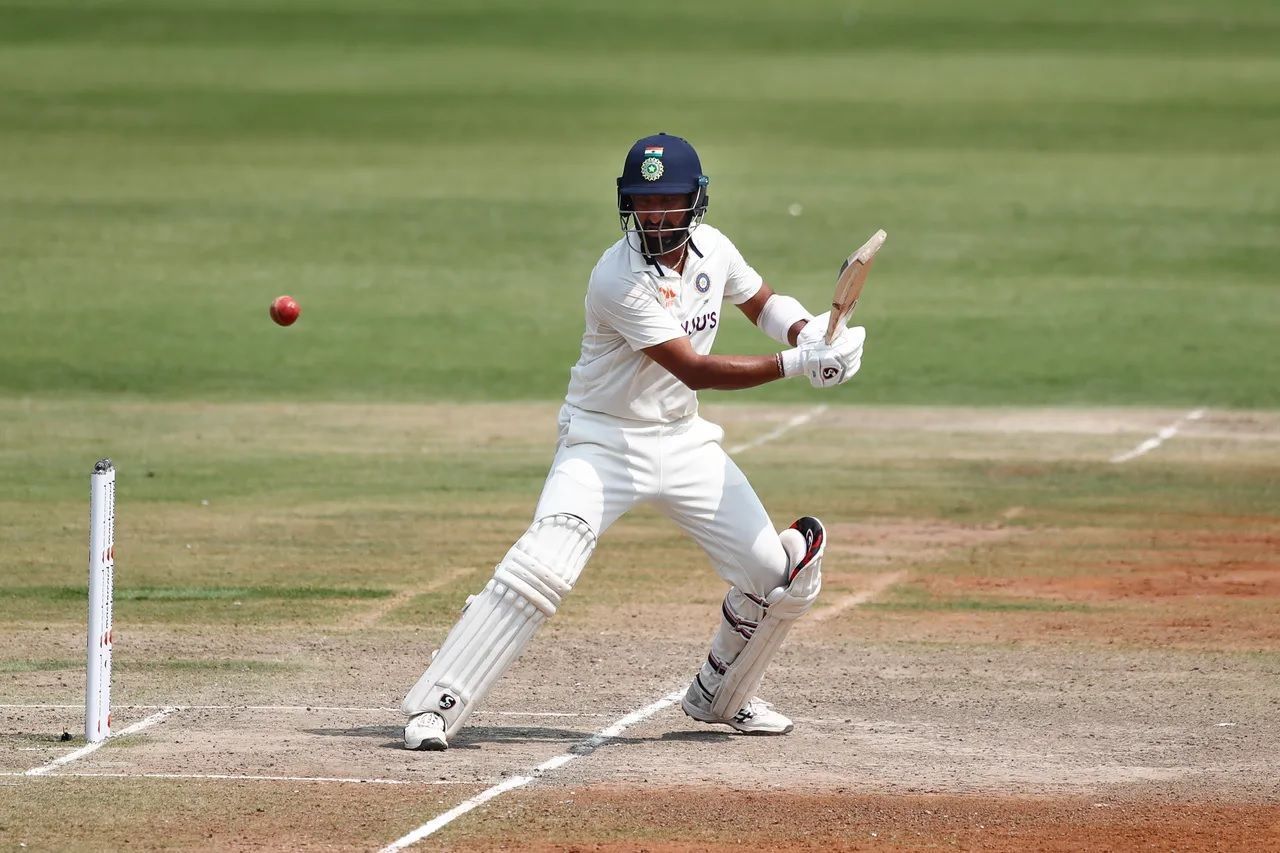 Cheteshwar Pujara played a fighting knock in India