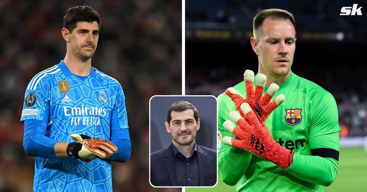 The legendary goalkeeper has given his verdict on the debate featuring the towering Belgian and Barcelona