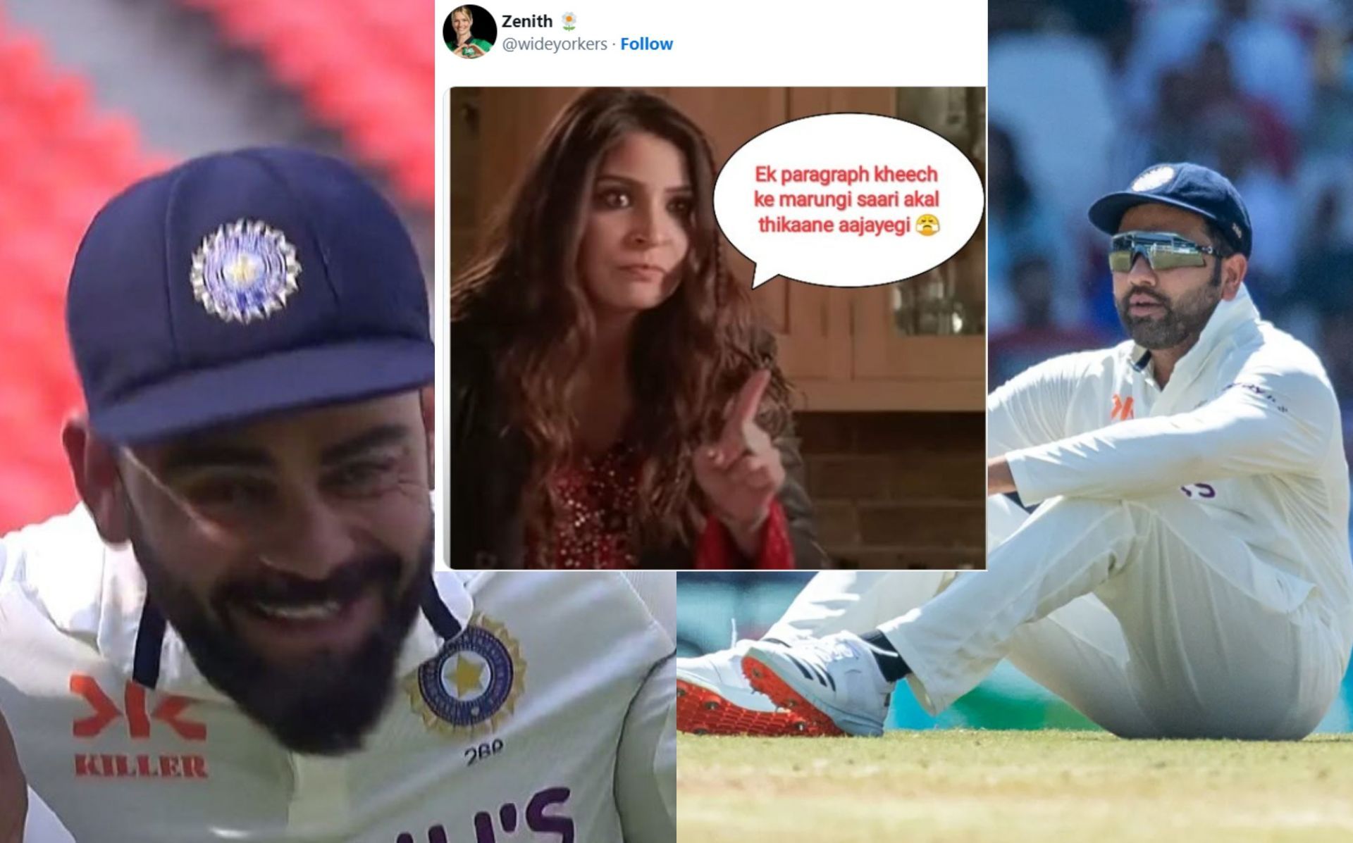 Fans share memes after Rohit