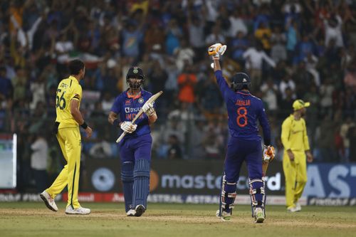 India beat Australia by five wickets in the opening ODI. Pic: Getty Images